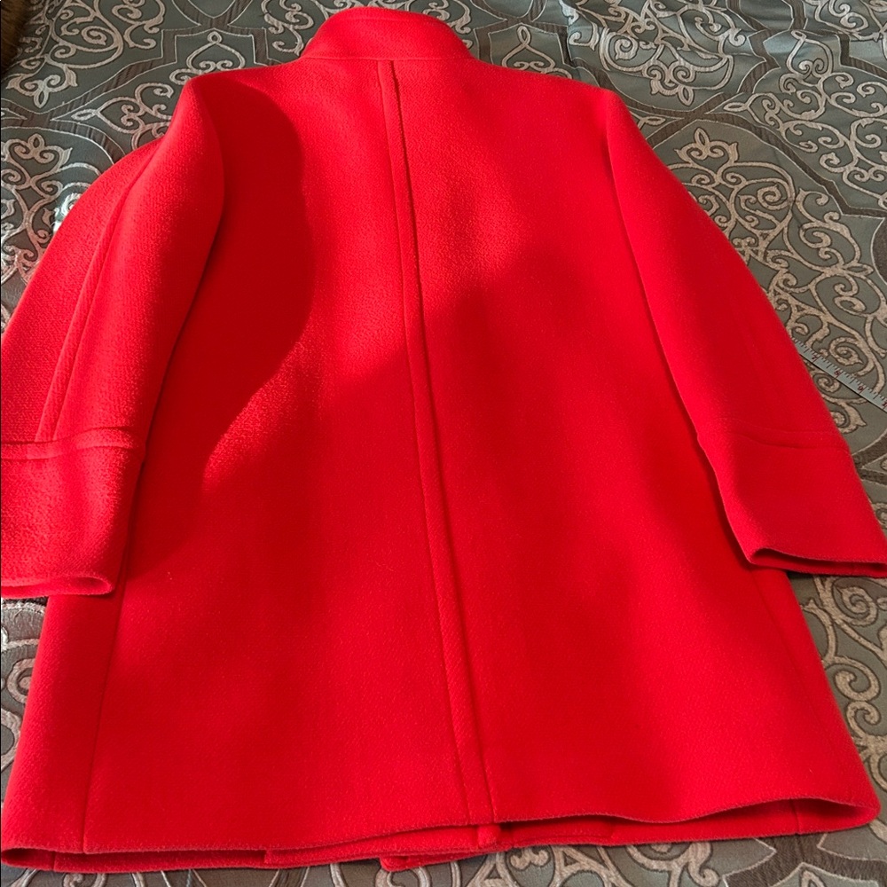 J Crew Stadium Wool blend Zip Front Jacket, Size 8 - Picture 7 of 11